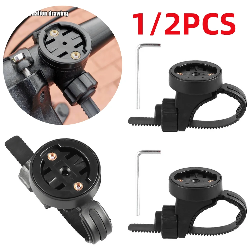 Bike Computer Stand Holder Bicycle Headlight Base Garmin Radar