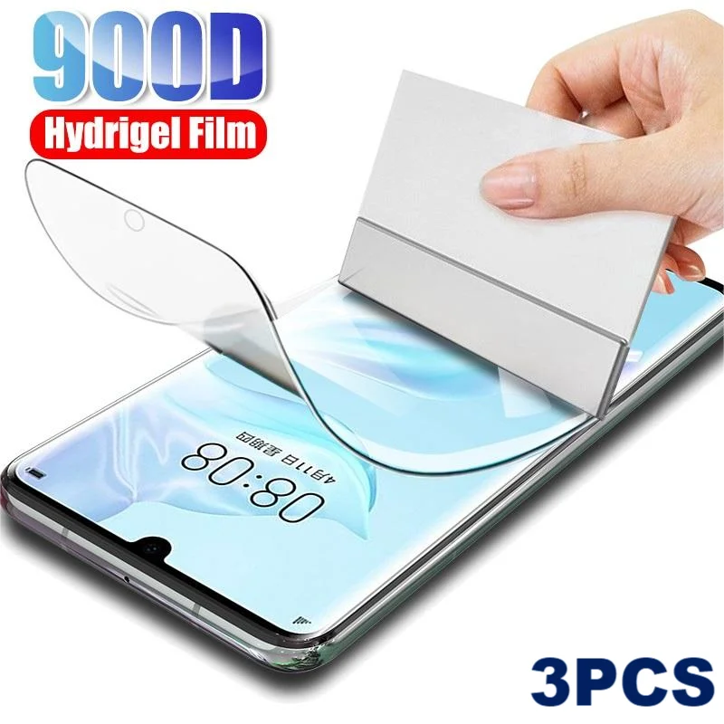 

3PCS HD Anti-Burst Protective Hydrogel Film For Huawei Y5 Y6 Y7 Y9 Prime 2018 Y5 Lite Y 5 6 7 9 Pro 2019 Screen Protector Film