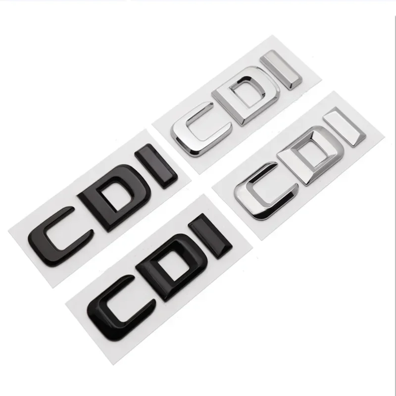 Logo Chromé ABS 3D E350 Emblème 4matic Lettres Autocollant CDI Insigne