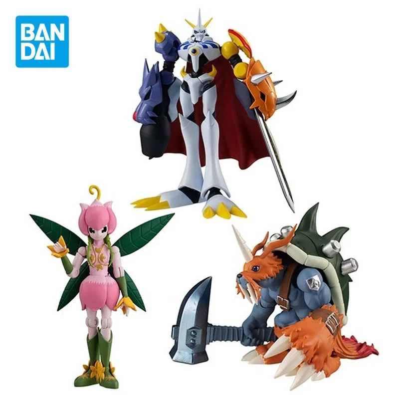Bandai Digimon фигурка SHODO Digimon 3 Модель Omegamon Lilimon и Zudomon подарок аниме куклы персонажи Коллекционные детские игрушки