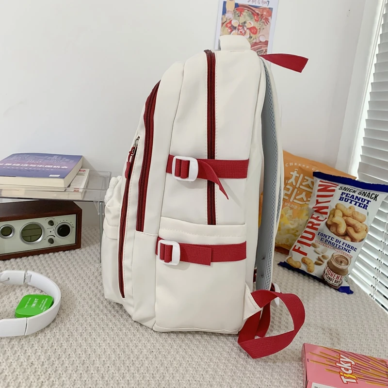 Waterproof Girls Fashion College Backpack High-capacity Teenage Bookbag Mochila Women Nylon Laptop Bagpack High School
