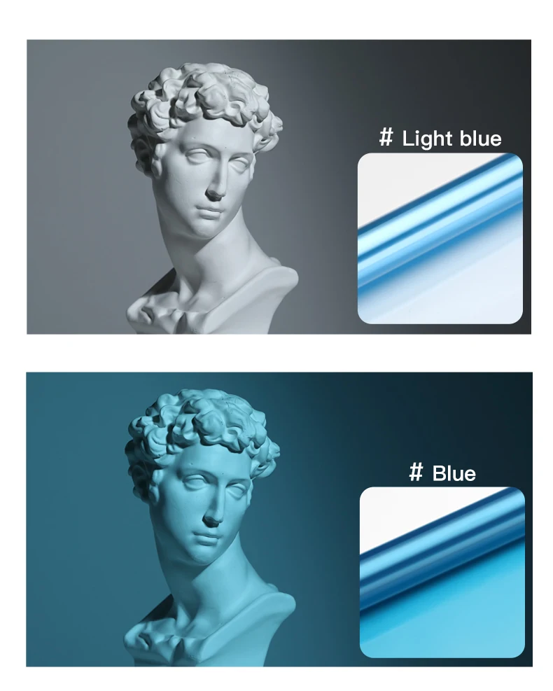 40CMx50CM Color Gel Filter Paper For Photography Studio LED Light Conical Snoot