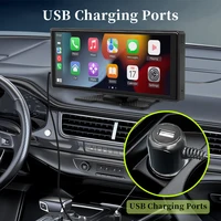 Hippcron 10.26 ''écran d'autoradio lecteur vidéo multimédia sans fil Carplay Android Auto Mirrorlink BT AUX TF USB universel 6