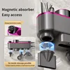 For Dyson Xiaomi Hair Dryer Shelf Wall Mounted Hair Dryer Rack Change Into Automatic Hand Dryer with Storage Box hanger 4