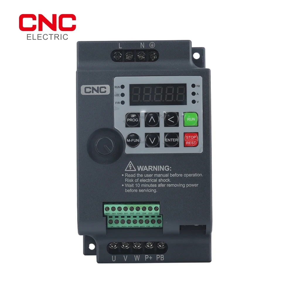 CNC 인버터 0.75KW/1.5KW/2.2KW 주파수 인버터 3P 220V/380V 출..