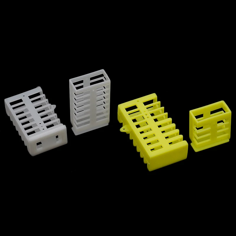 10 pcs Plastic Bee Queen Cage White Safety Mutil-functional Stretch Hutchs Tools Beekeeping Supplies Tool