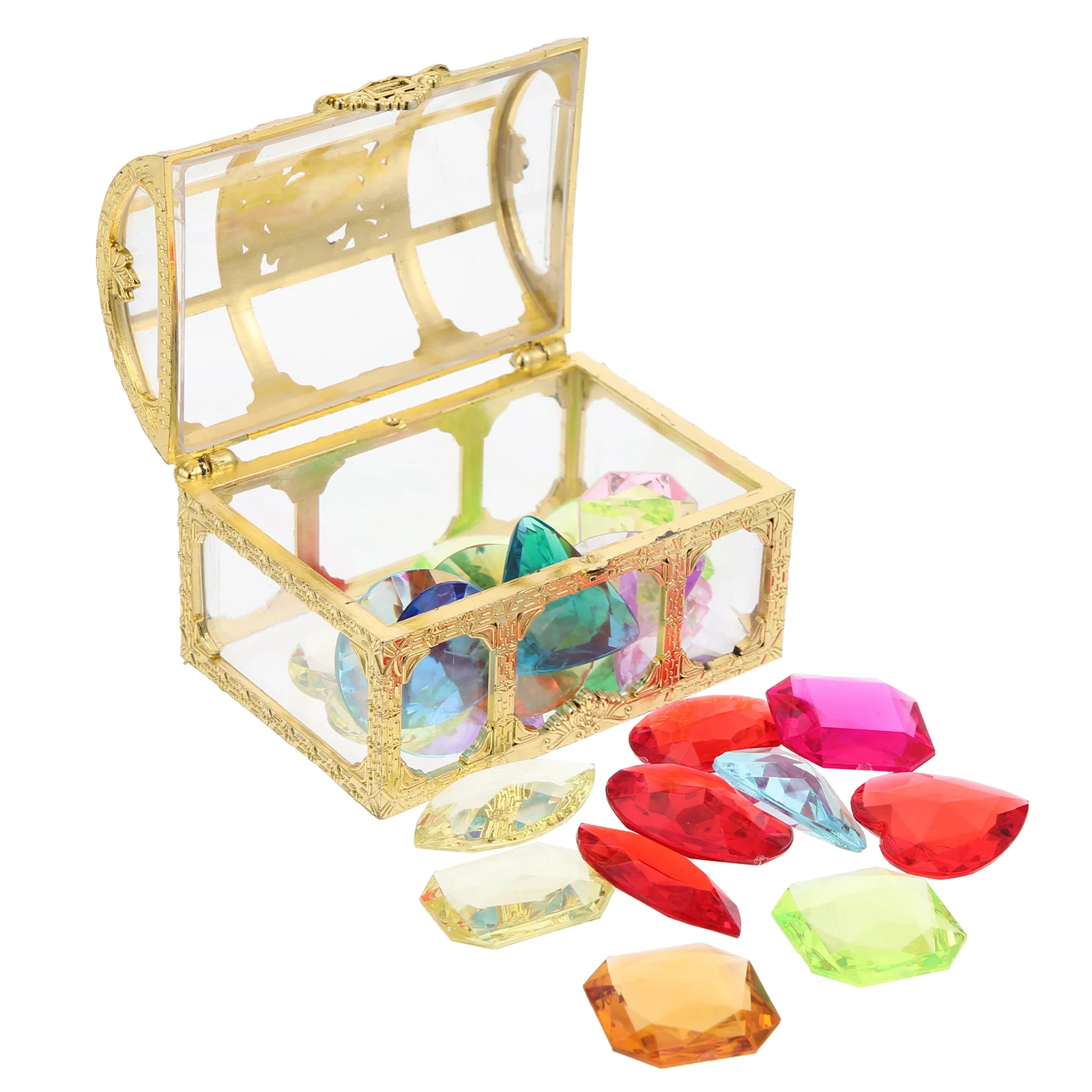 Treasure Pirate Pool Chests S Box Divingdiamond Swimming Kids Jewels Dive Diamonds Favors Party Set For