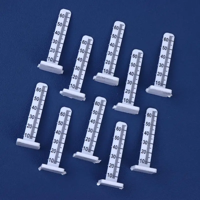 10개 60mm 높이 레벨 스케일 시멘트 측정용 바닥 레벨 페그, 셀프 레벨링 핀