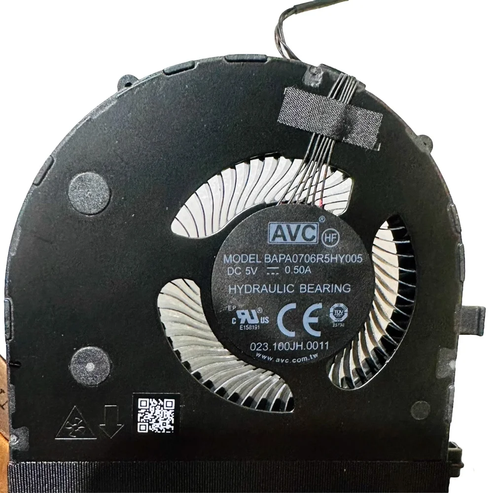 Ventilador de Refrigeração Portátil para Lenovo Thinkpad Dissipador de Calor do Módulo Térmico Cpu Cooler Gen 20tj 5h40y67590 Bapa0706r5hy005 20th - Imagem 3