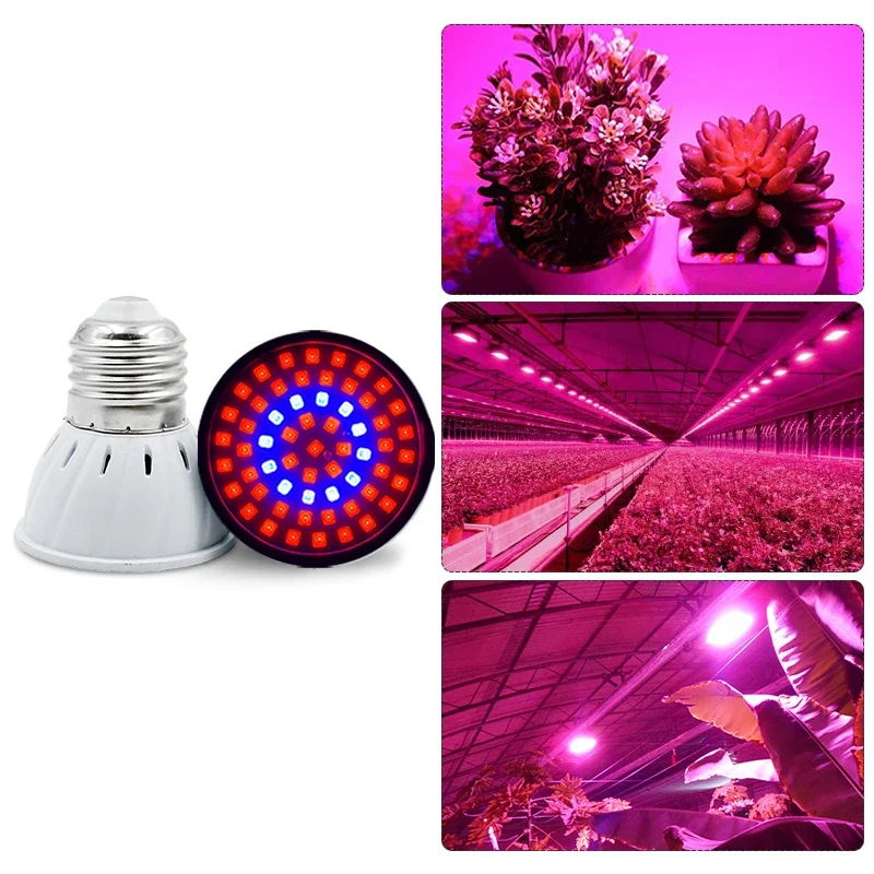10Pcs/Lot Phyto Lamp Full Spectrum LED Grow Bulb led grow lamp led plant light growing lamp bulb E27 E14 MR16 GU10 Plant Light 220V Fitolampy For Indoor Seedlings Flowers Tent