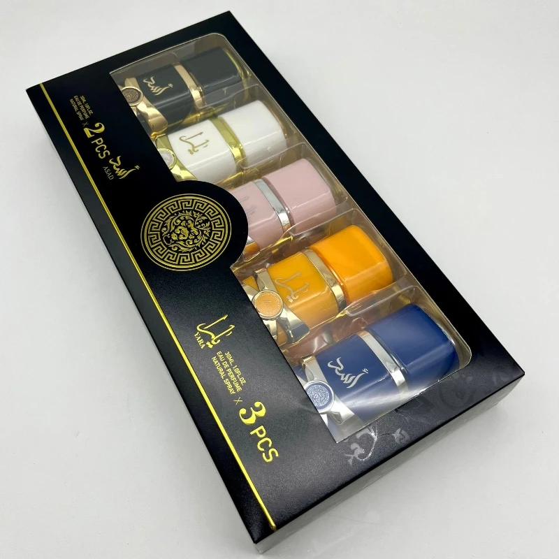 30ML x 5PCS Unisex Perfume Bottle Set with Fine Mist Spray and Luxury Gift Box, Multipl... - SKU PGBB1622 - UGI Packaging