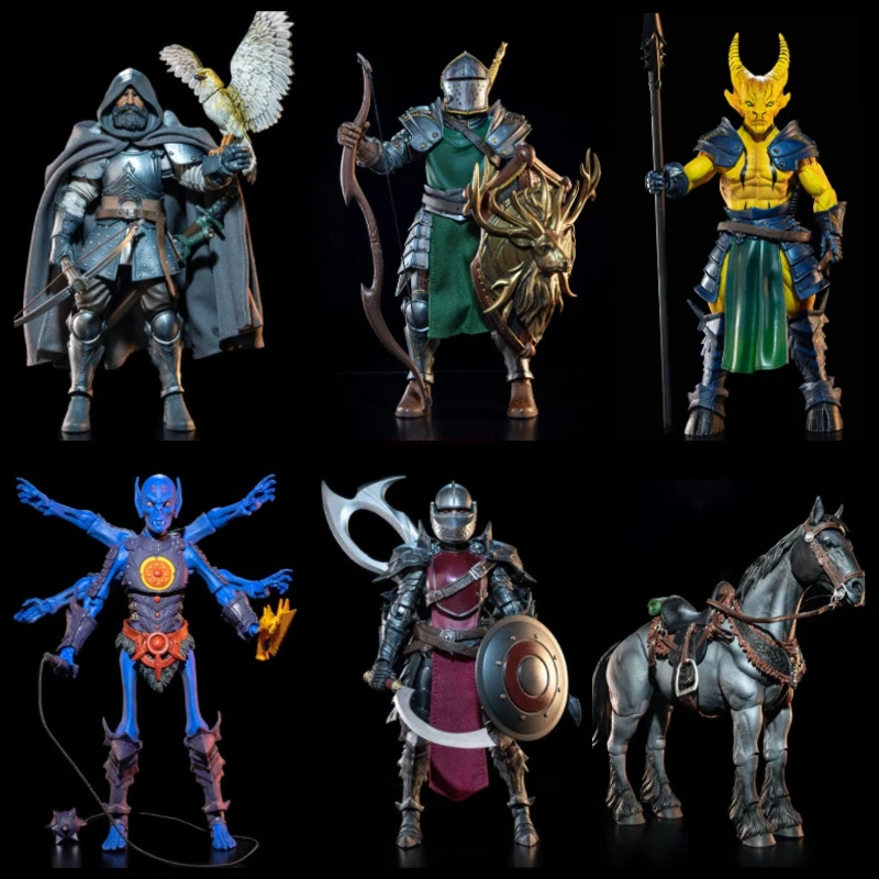 

The Four Horsemen Mythic Legion Wizard Goblin Rahmulus Duban Okeaetos Avarona Azhar 5.0 Action Figure Toy Kids Birthday Gift