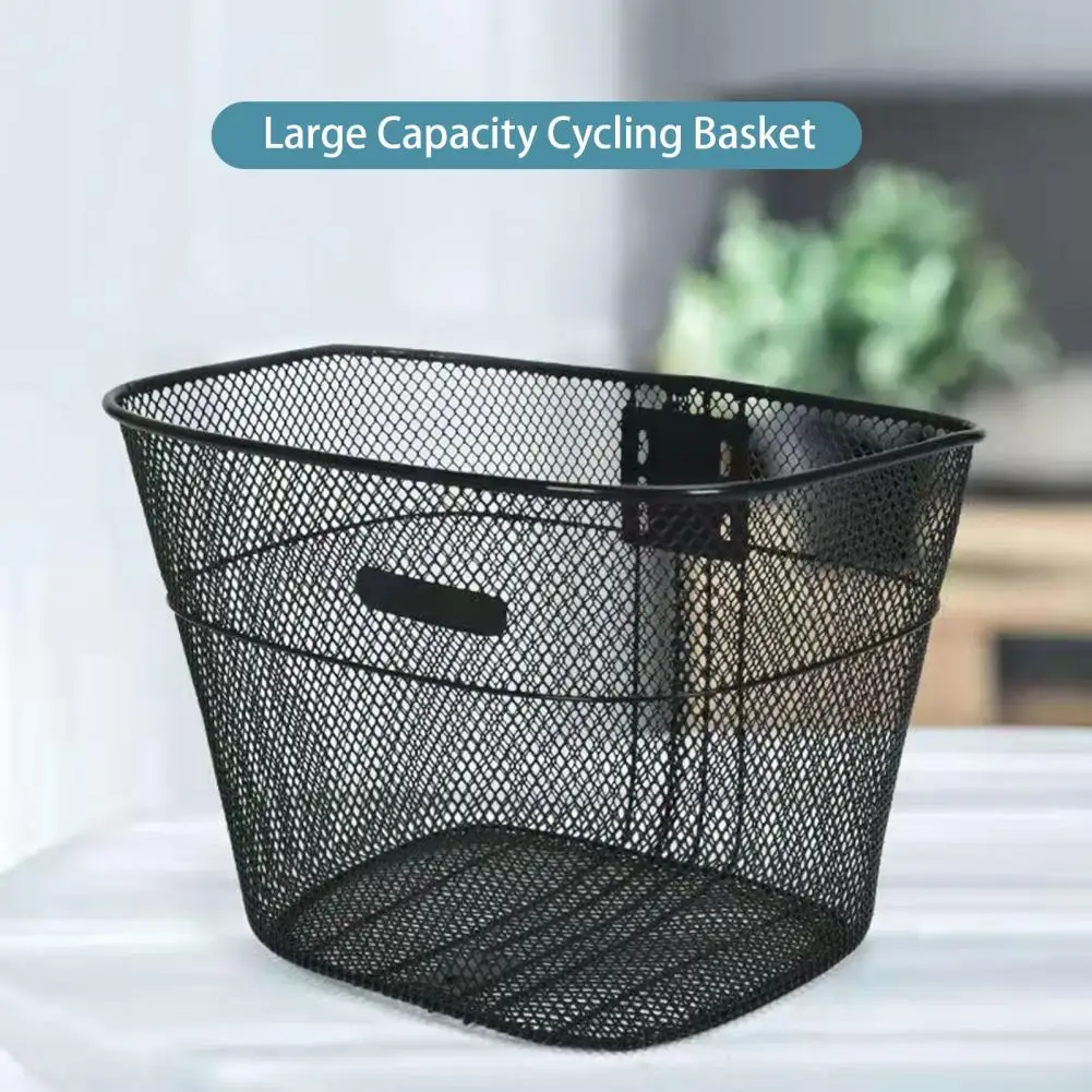 

Велосипедная корзина, утолщенная прочная, с винтом, легкая в установке, вместительная, велосипедные аксессуары для студентов и велосипедов