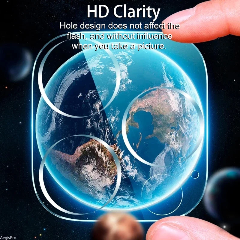 Premium HD Camera Lens Protection Glass Film - Full Coverage Protector