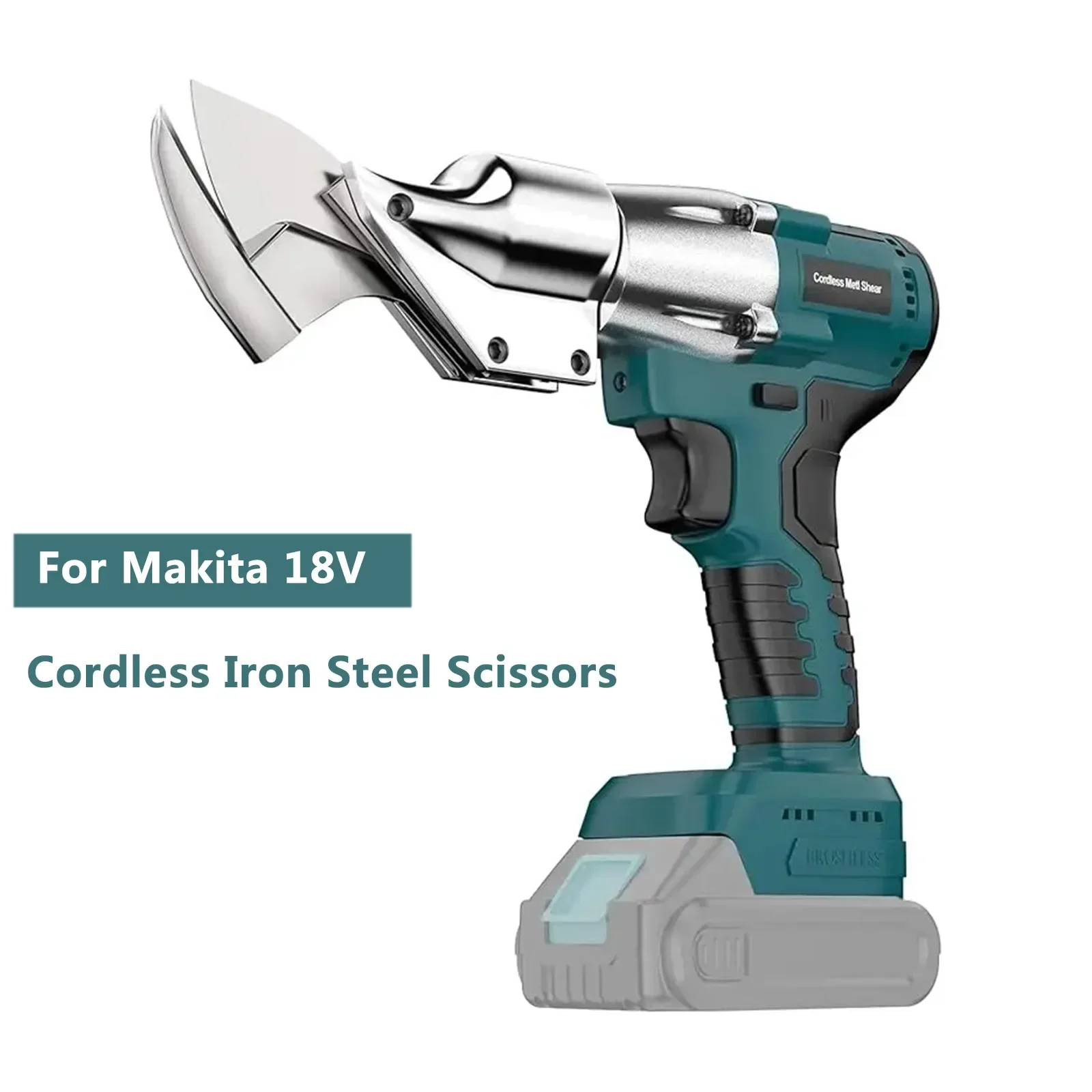 전기 무선 철 가위 기계 전문 금속 절단 도구 Makita 18V 배터리 용 충전식 시트 전단 커터