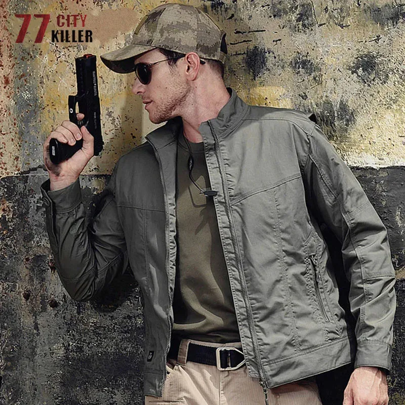 Cargo Tactical Jacket Casual Jacket Men