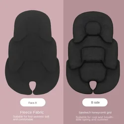 Universal Baby Stroller Seat Cushion - Double-Sided, Multifunctional Comfort Mat for Kids (Black)