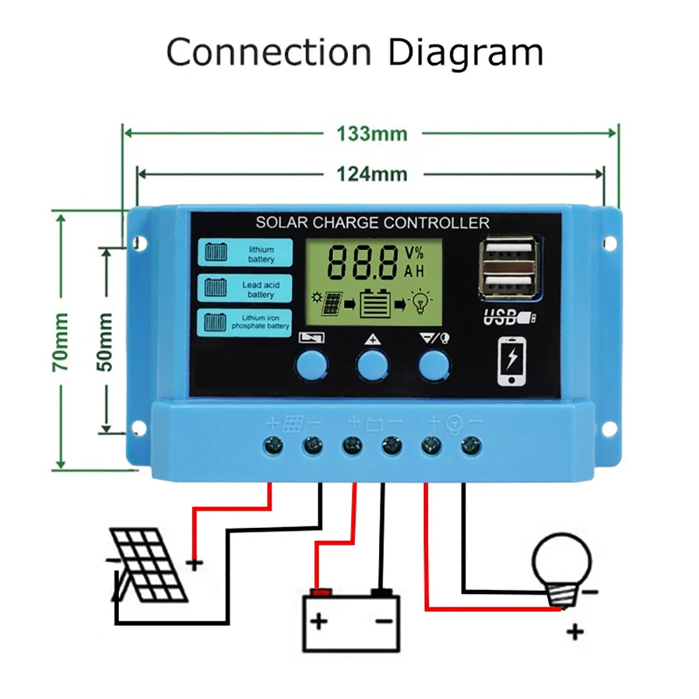 Solar-Charge-Controller-12V-24V-Auto-Battery-Charge-Regulator-PWM ...