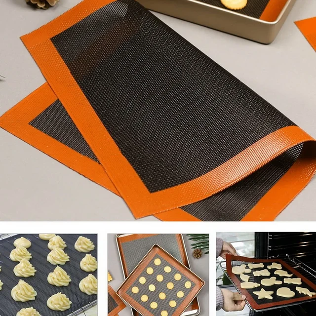 Acheter Tapis de cuisson en Silicone, revêtement de feuille de four  antiadhésif, outil de boulangerie pour biscuits, pain, accessoires de  cuisine