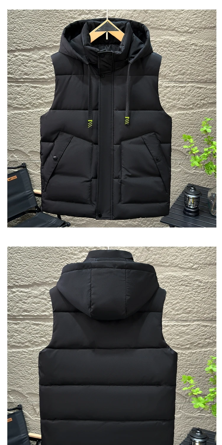 PlatiNum Men's Hooded Vest - Styling Example 2