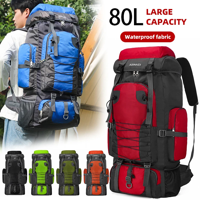 Best Backpacking Travel Backpack Large Backpacking Pack 80L Camping  Backpack Large Travel Outdoor Sports Hiking Trekking Mountaineering  Climbing