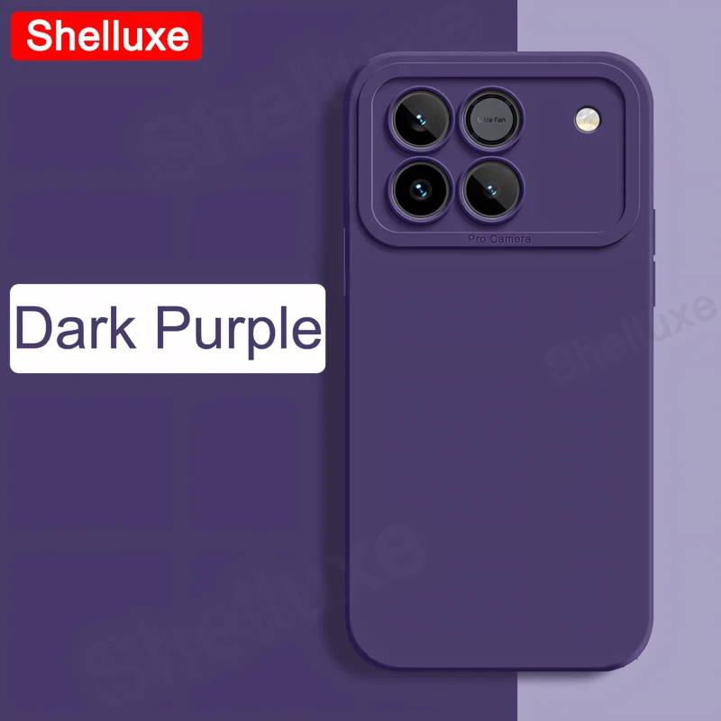 Enhanced Liquid Silicone Shockproof Phone Case with Silky Feel – Square Design