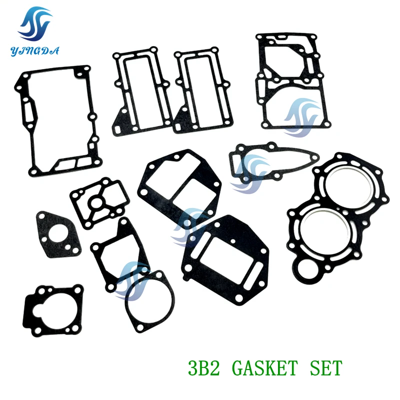 3B2 GASKET SET For Mercury  Tohatsu Head Cover Outboard Motor 2-Stroke 8HP 9.8HP,3B2-01005-0,3K9-02305-0,3B2-65020-0