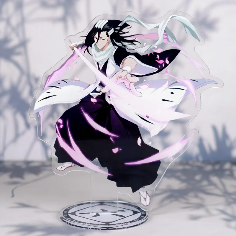 

Мультяшный Аниме Новый стиль отбеливатель акриловая подставка Kurosaki ichigo Урахара Kisuke фигурки Модель настольные украшения подарки друзьям