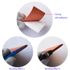 10pcs 10x5cm Suede Felt Cloth for 10cm Squeegee Vinyl Car Wrap Window Tint Scraper Tool Replaceable No Scratch Edge Protect 6