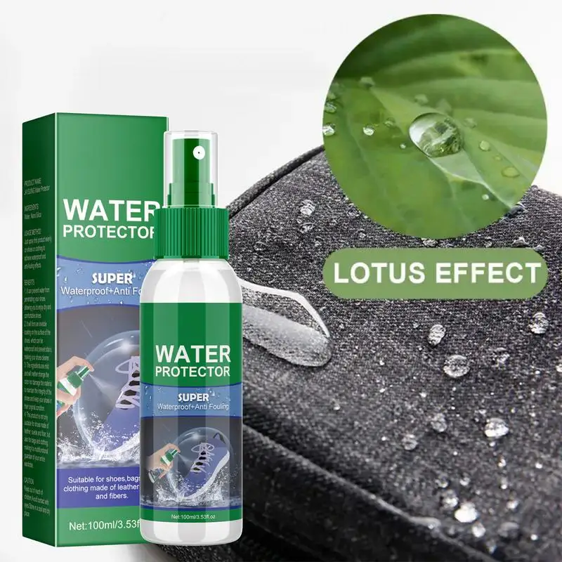 Nano Waterproof Rainproof Spray For Clothes Shoes Stain Resistant Leather Suede Protector Spray Leather Suede For White Shoes