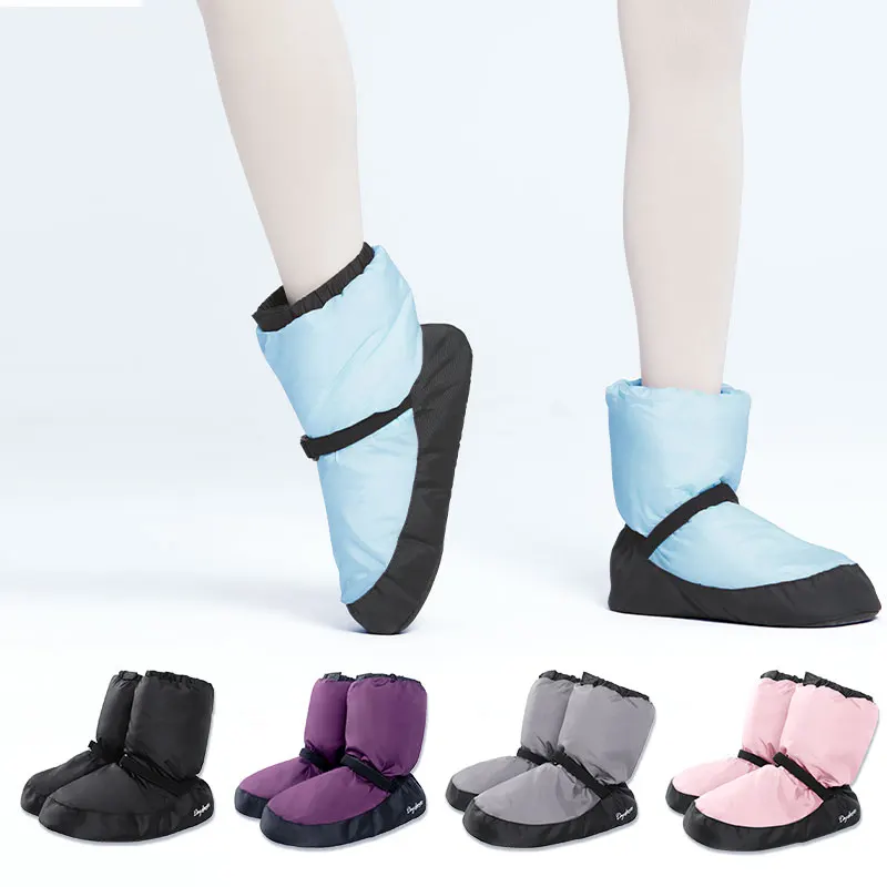 Dance shoes ballet boots warm winter training ballerina