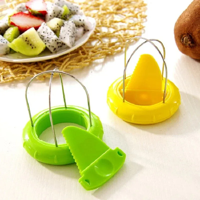 Peel Kiwi Cutter Fruit Peeler Slicer Lemon Kiwi Slicer Peeling Stainless Steel Detachable Kitchen Gadgets Salad Cooking Tools