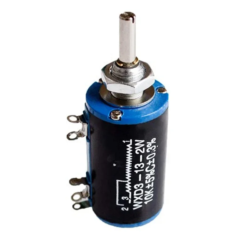 Multiturn Potentiometer Linear Potentiometer Rotary Potentiometer Potentiometer Kit Trimmer Potentiometer 1PCS WXD3-13-2W Precision 1K 2.2K 3.3K 4.7K 6.8K 10K 22K 47K 100K Ohm 10 Laps Wirewound