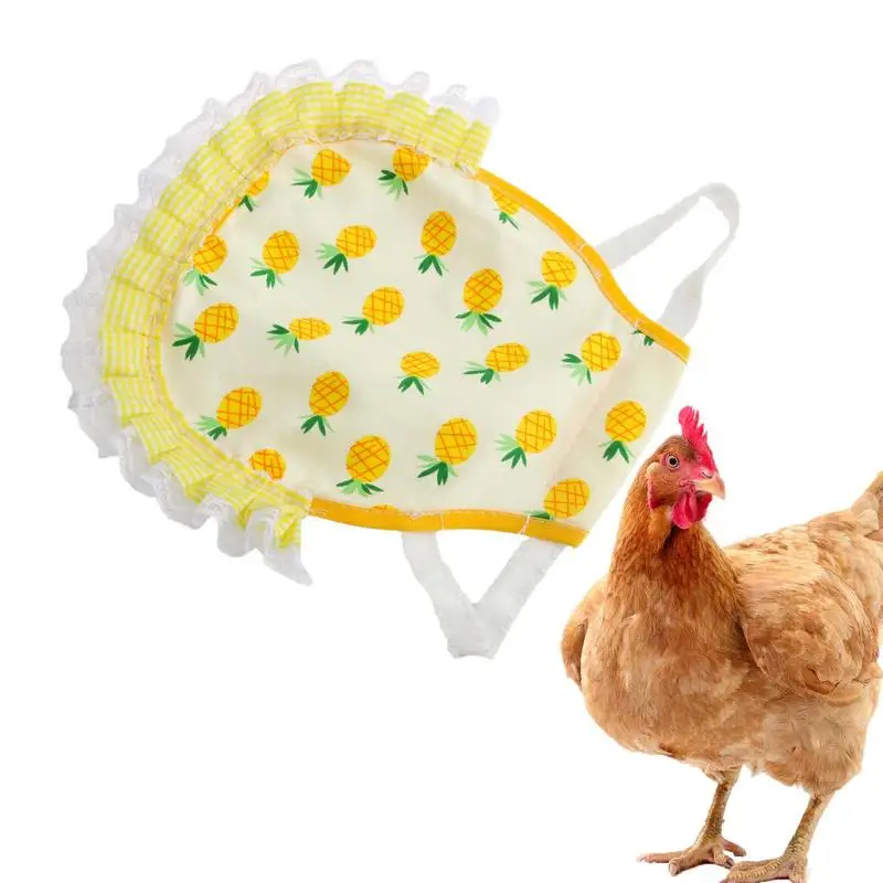 

Chicken Aprons For Hens Poultry Protector Hen Apron Adjustable & Waterproof Feather Protection Chicken Apron With Elastic Straps