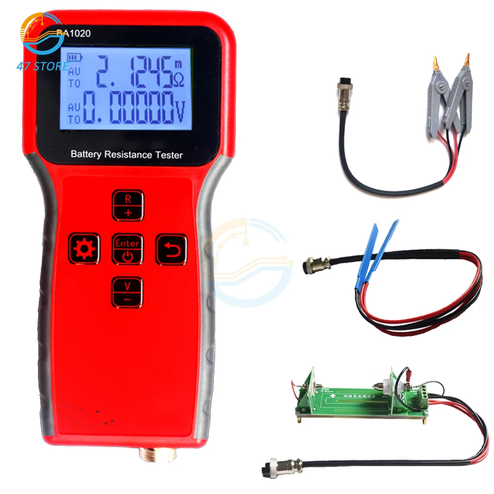 

DC 100V Battery Voltage Internal Resistance Tester High-precision Professional 18650 Lithium Battery Tester True 4 Wires Clamp