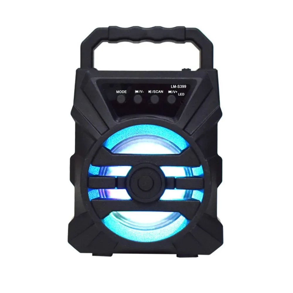 Description Picture 2 of item500mAh Bluetooth speaker Sound box high power bluetooth speakers TF Udisk karaoke handheld sound subwoofers for dancing