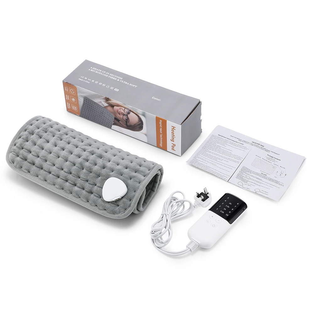 Adjustable Electric Heating Pad Blanket - Washable, Soft Warmth for Abdomen, Shoulders, Knees & Legs