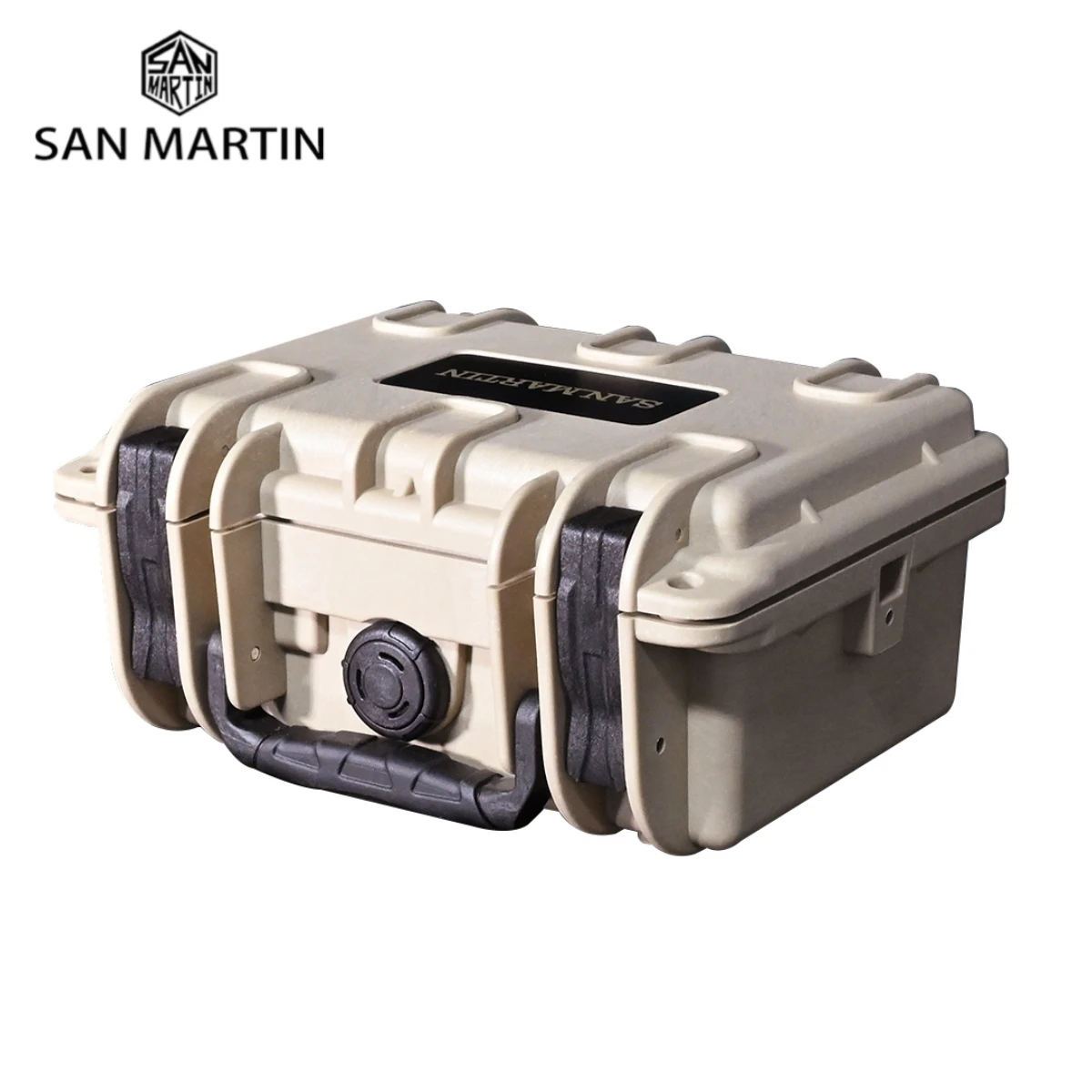 San Martin Military Style DIY Watch Box for One Piece Luxury Portable Gift Storage Boxes Durable Quality Pillow Rectangle Case