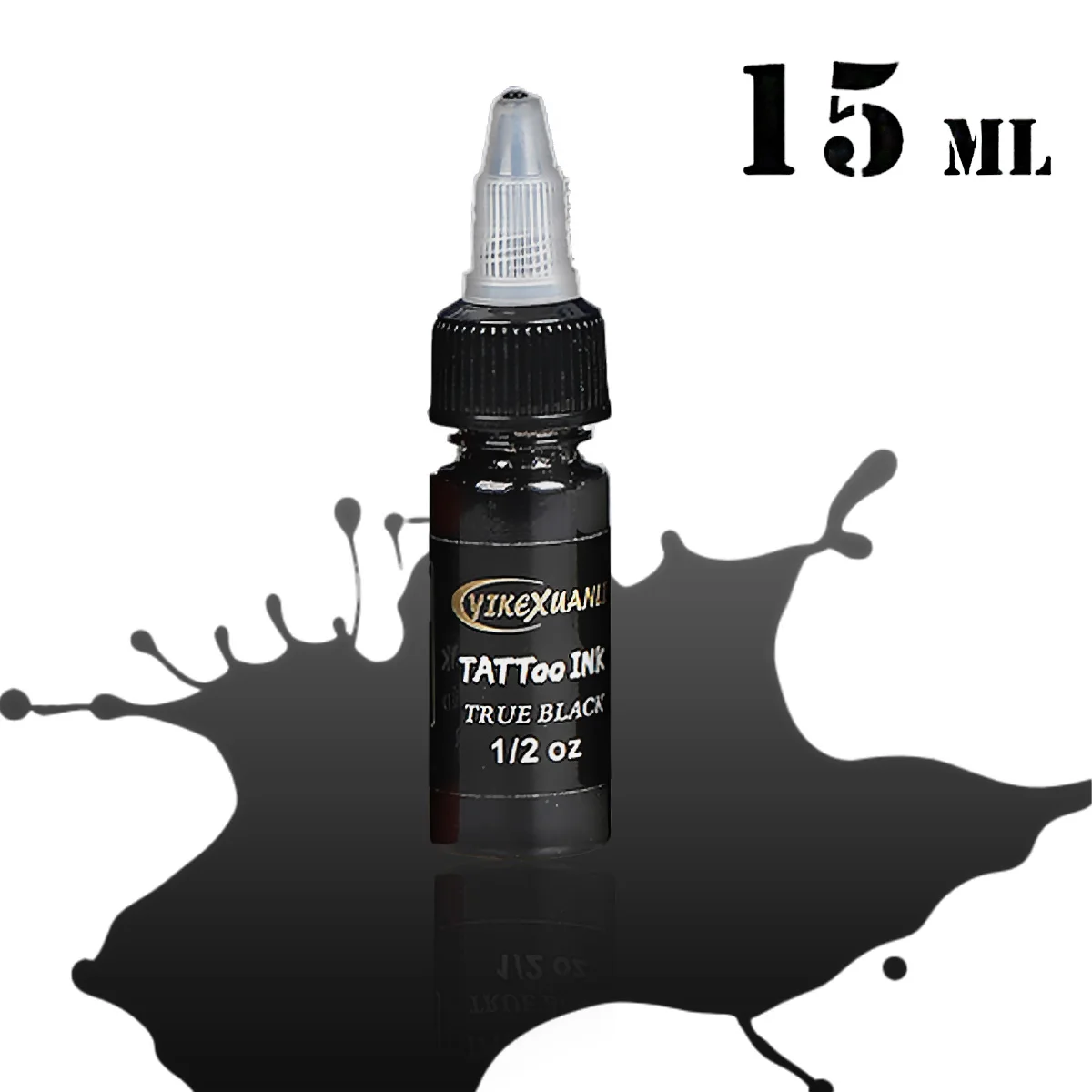 Tattoo Ink 1pcs or 7pcs 1/2 oz 15 ML/Bottle Tattoo Pigment Kits Makeup Cosmetic Skin Body Art for All Levels of Tattoo Artist - 3