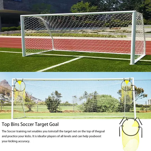 Football Training Shooting Target Net Soccer Practice Shot net Free Kick Practice Shooting Net Youth Soccer Training Equipment 4