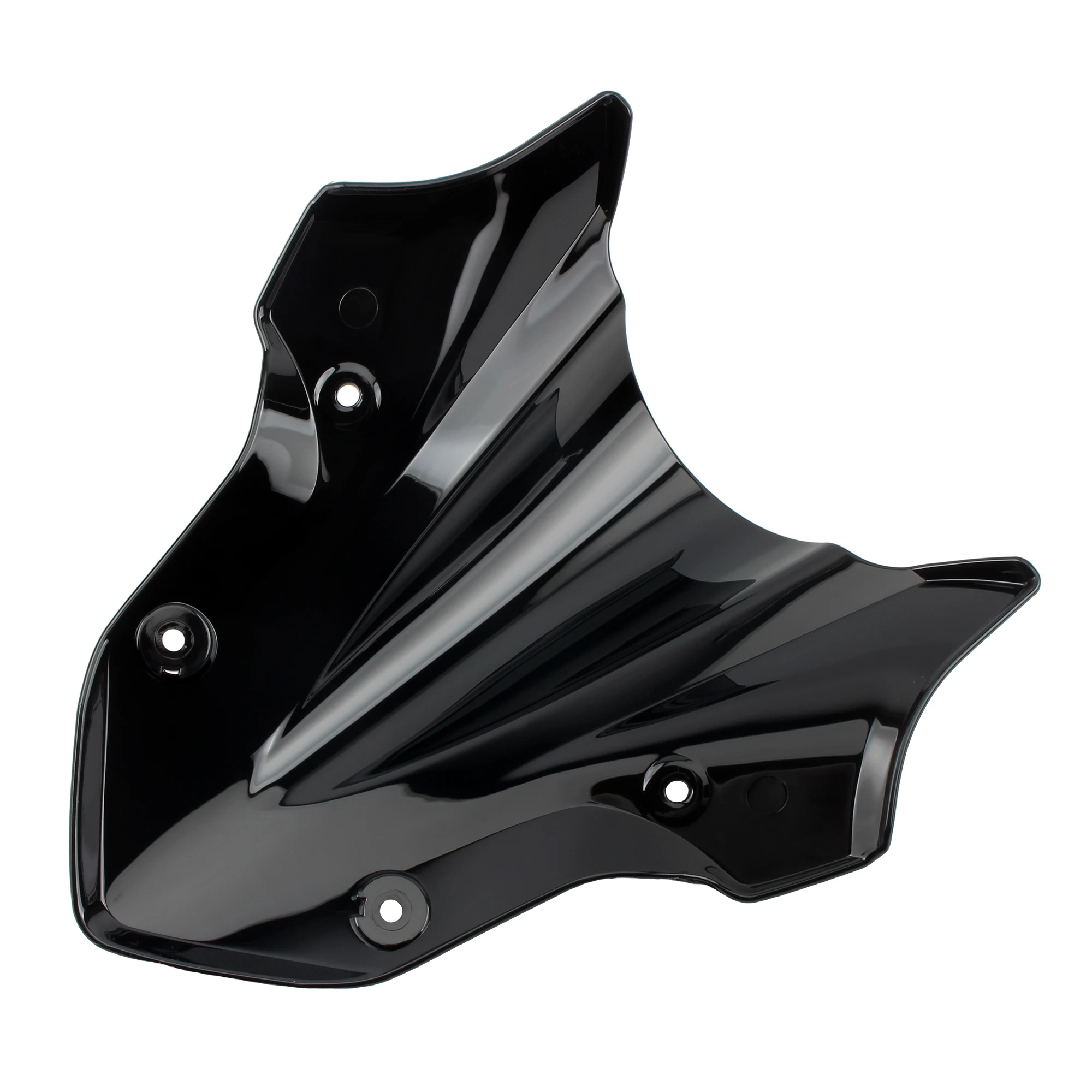 Motorcycle Front Spoiler Fairing Windscreen Windshield Wind Deflector for Kawasaki Z900 Black
