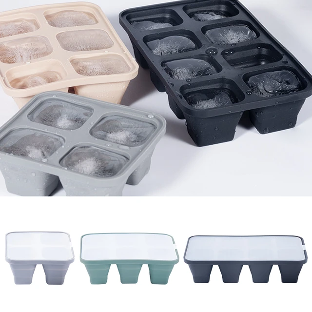 Ice Cube Maker Mould Big Ice Tray Mold Large Food Grade Silicone