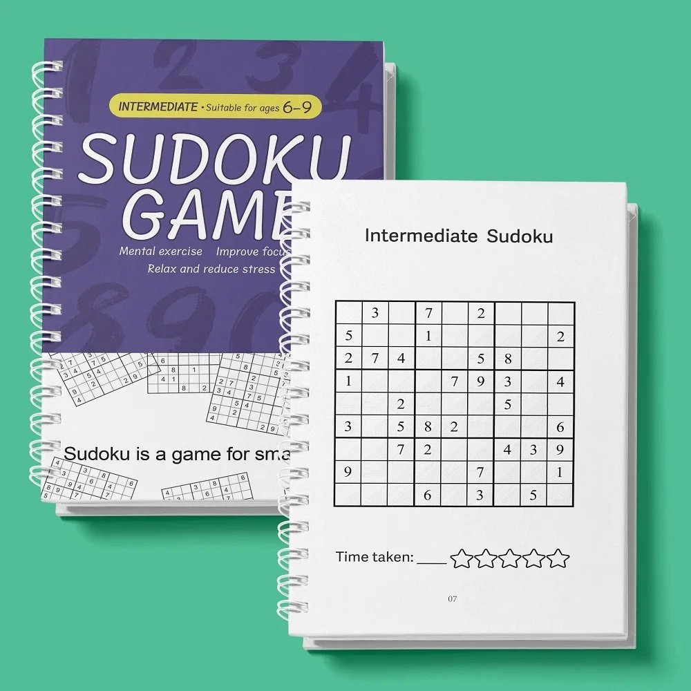 Sudoku Challenge: Engaging Puzzles for Kids' Brain Training and Logic Skills Development
