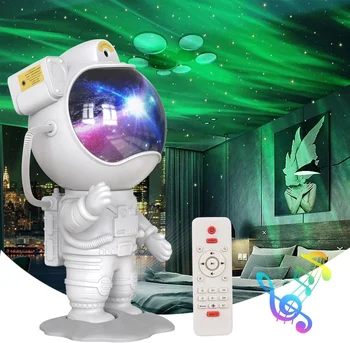 Astronaut Galaxy Projector Night Light, Bluetooth Speaker with Remote Control, 16 Lighting Modes for Home Decor, Birthday Gifts 1