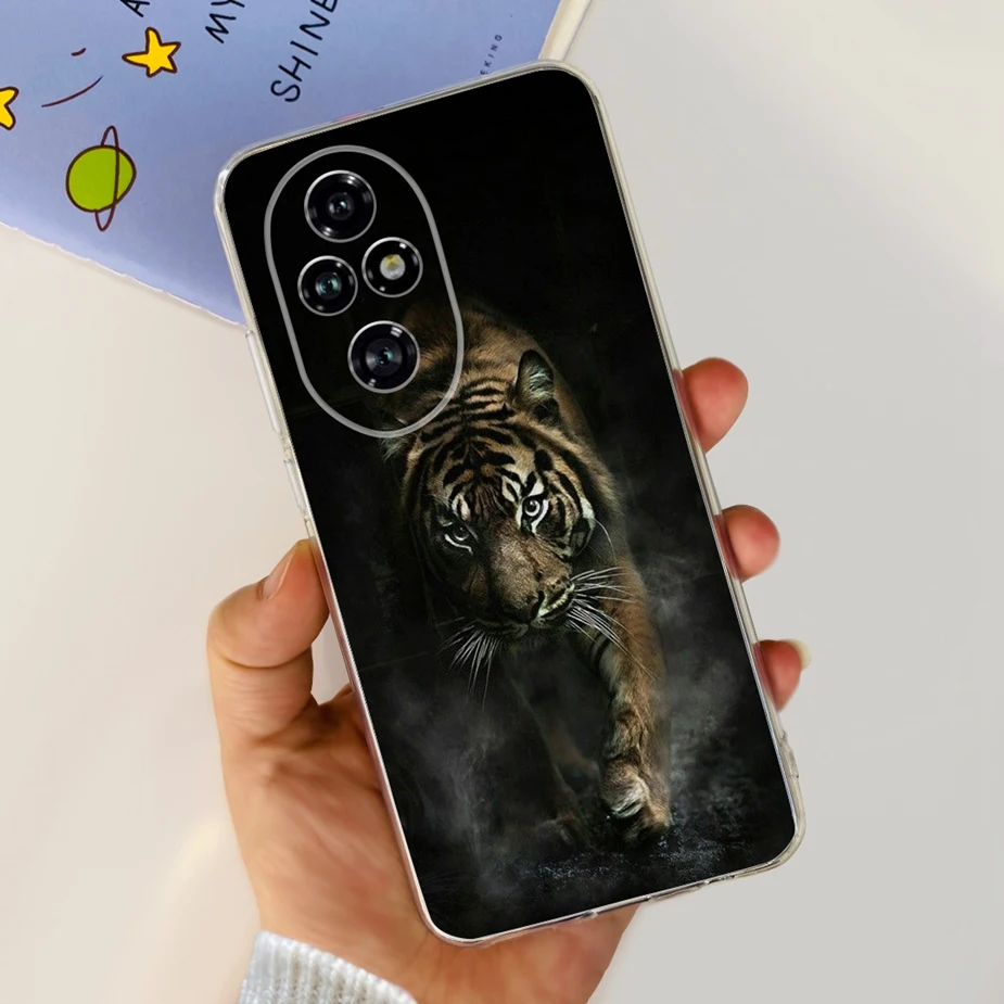 Cute Cat & Butterfly Painted Soft Silicone Phone Case -