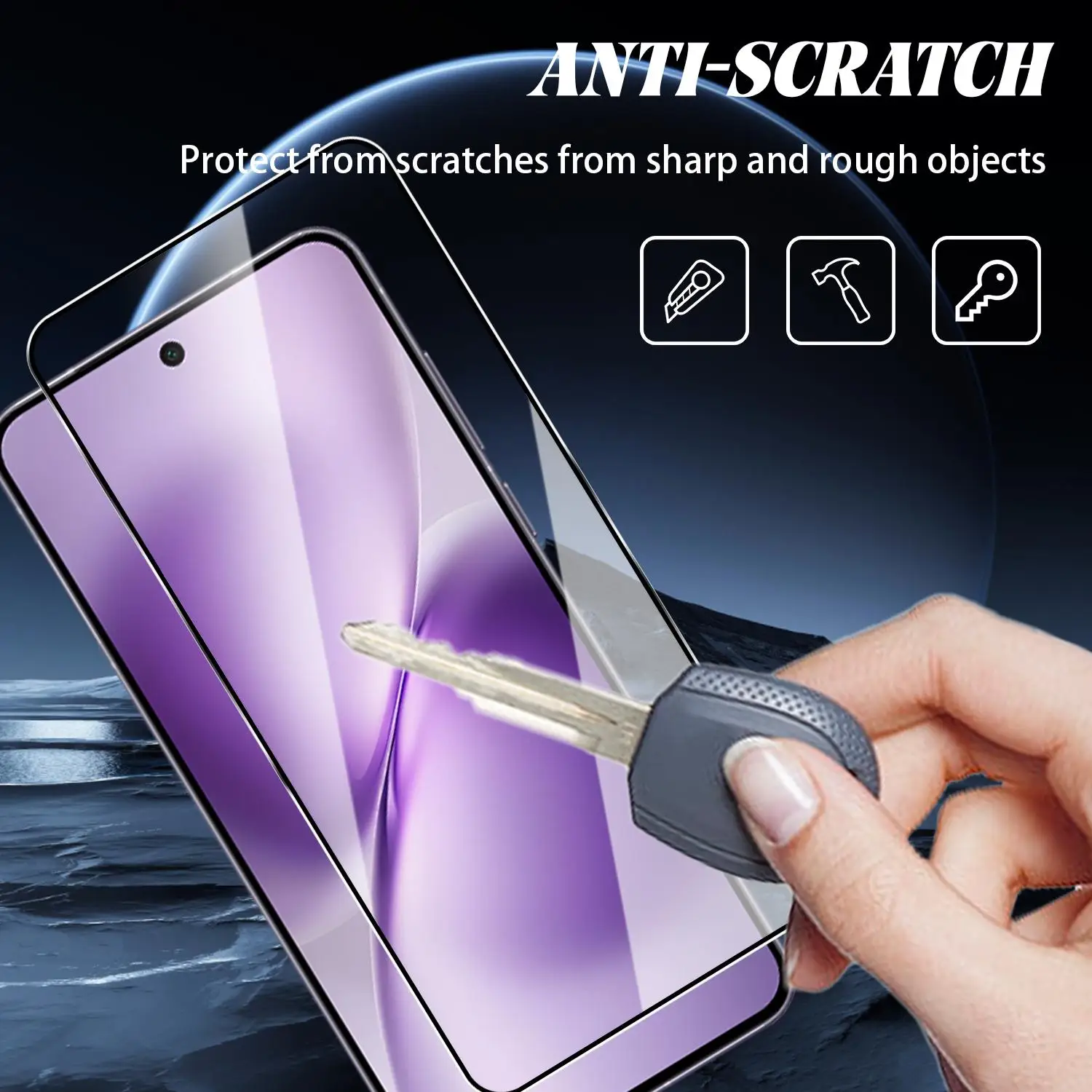 Easy Installation Tempered Glass HD Screen Protector with Dust-Free Technology