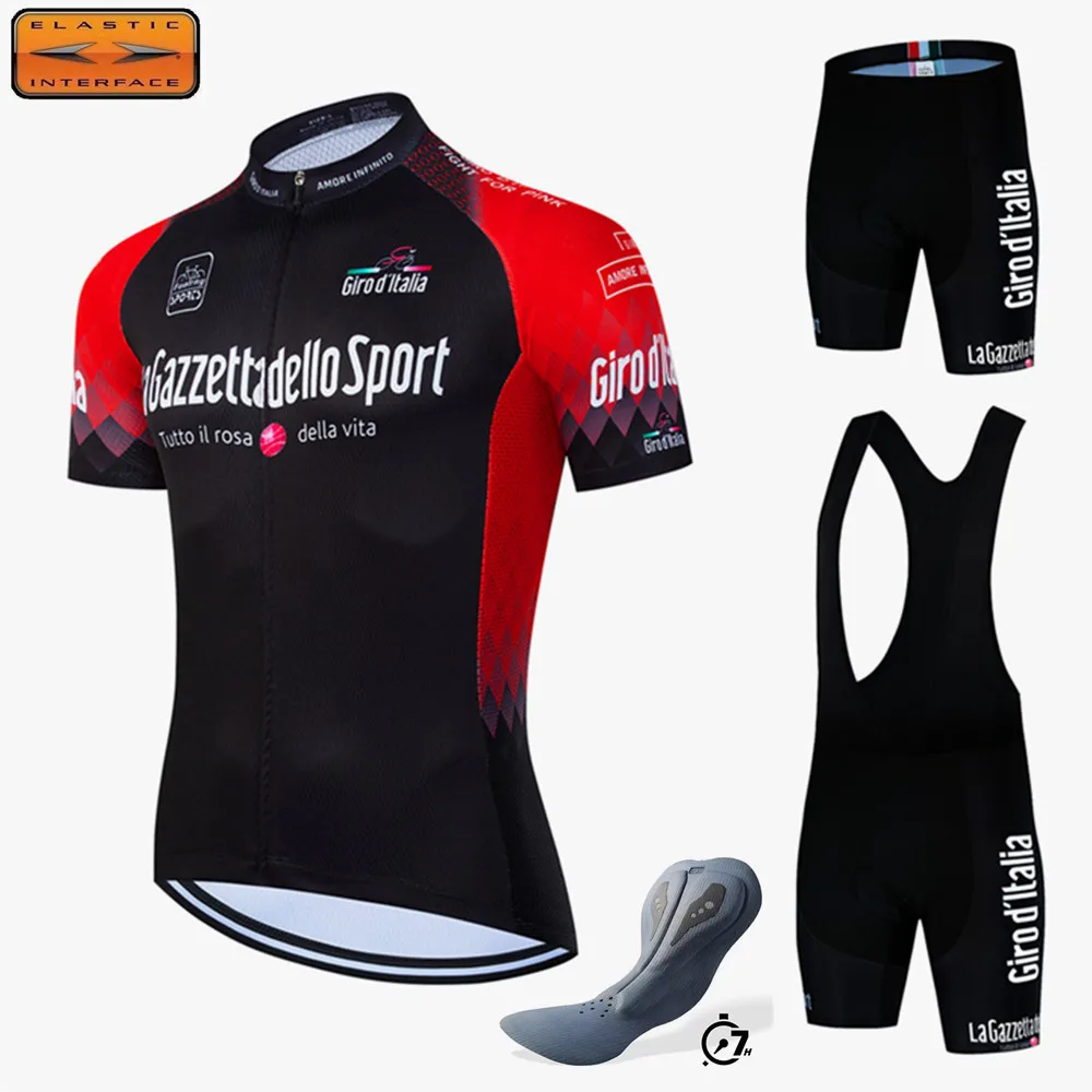 Tour De Italy DITALIA 여름 사이클링 저지 세트, MTB 사이클..
