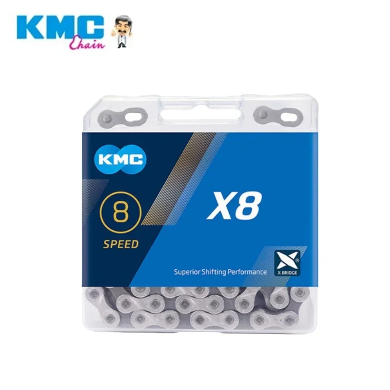 Bicycle Chain KMC X8 X9 X10 X11 X12 Color SL Road/MTB 8v 9v 10v 11v 12v 118L 126L Quick-Link For SHIMANO SRAM