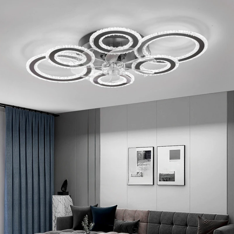VENTILATORE DA SOFFITTO 42 moderno con illuminazione ventilatore luce LED dimmerabile