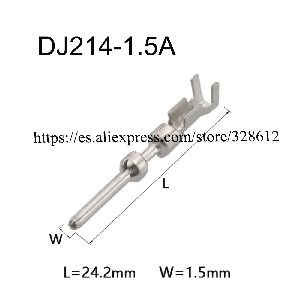 1000PCS DJ224-1.5A Terminal connector brass pin Waterproof harness terminal cable socket